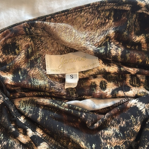 Janine of London NWT  designer and couture fashion leopard print  made in USA - Picture 9 of 13